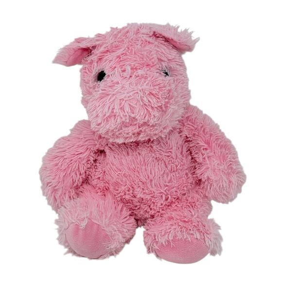 Posh International Fuzzy Pink Pig Soft Plush Stuffed Animal Toy 12" - Picture 2 of 12